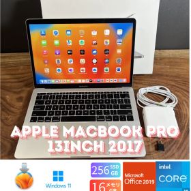 ［美品/新品バッテリー］Apple MacBook Pro 13inch 2017/Core i5 2.3 GHz /256GB/16GB/Office 2019/Ri26