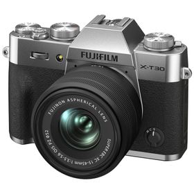 【30日保証/新品/即納】富士フイルム(FUJIFILM) ミラーレス一眼 X-T30II XCレンズキット シルバー F X-T30 II LK-1545-S JP 日英二言語モデル