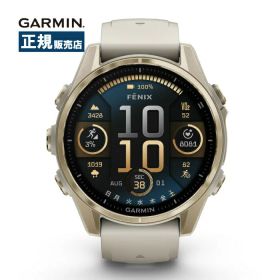 Garmin ガーミン fenix8 Sapphire AMOLED 43mm フェニックス アモレッド 010-02903-16 スマートウォッチ メンズ レディース フラッシュライト Suica対応 GPS AMOLED 防水 通話機能 音楽保存可能