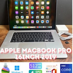 ［美品/GPU搭載］Apple MacBook Pro 16inch 2019/Core i9 2.4GHz/32GB/512GB/Windows11/Office 2021/Ri224