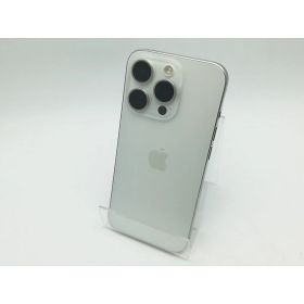 【中古】Apple 国内版 【SIMフリー】 iPhone 15 Pro 128GB ホワイトチタニウム MTU83J/A【柏】保証期間1ヶ月【ランクB】