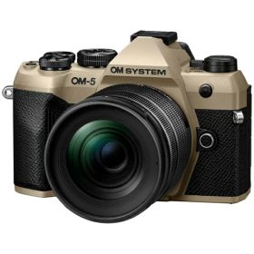 OM SYSTEM｜オーエムシステム OM-5 Mark II 12-45mm F4.0 PRO レンズキット ミラーレス一眼カメラ サンドベージュ [ズームレンズ]