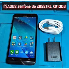 エイスース(ASUS)の㉟ASUS ZenFone Go ZB551KL X013DB ブルー 国内版 (スマートフォン本体)