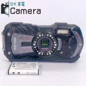 【中古】 RICOH WG-30 リコー 防水カメラ 電池付