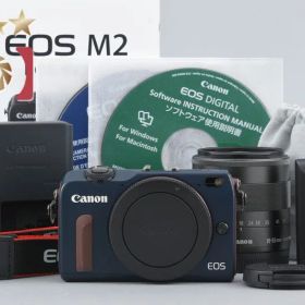 【中古】Canon キヤノン EOS M2 EF-M 18-55 IS STM レンズキット ベイブルー