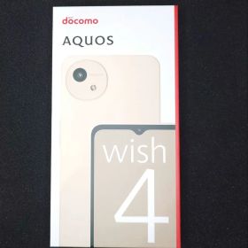 docomo AQUOS wish 4 ホワイト 箱付き