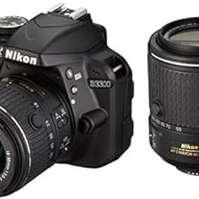【中古】［非常に良い］Nikon デジタル一眼レフカメラ D3300 ダブルズームキット2 ブラック