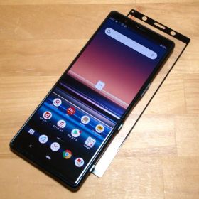 XPERIA 5 SO-01M(B)液晶保護ガラス付 SIMロック解除済