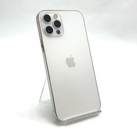 アップル(Apple)の【全額返金保証】【最速発送】Apple iPhone iPhone 12 Pro 128GB シルバー docomo SIMフリー 動作確認済(スマートフォン本体)