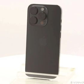 ソフマップ 〔中古品〕 iPhone15 Pro 128GB ブラックチタニウム MTU73J／A SIMフリー【297】