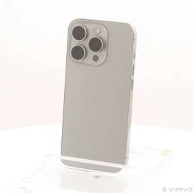 ソフマップ 〔中古品〕 iPhone15 Pro 128GB ナチュラルチタニウム MTU93J／A SIMフリー【276】
