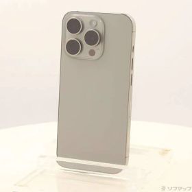 ソフマップ 〔中古品〕 iPhone15 Pro 128GB ナチュラルチタニウム MTU93J／A SIMフリー【305】