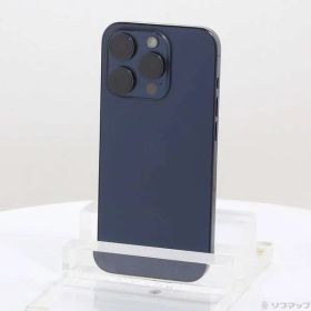 ソフマップ 〔中古品〕 iPhone15 Pro 128GB ブルーチタニウム MTUA3J／A SIMフリー【295】