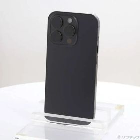 ソフマップ 〔中古品〕 iPhone15 Pro 512GB ブラックチタニウム MTUH3J／A SIMフリー【258】