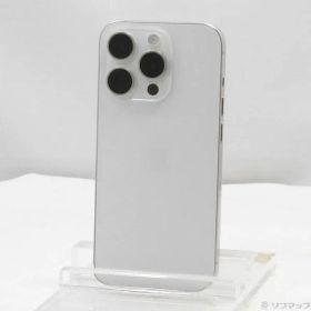ソフマップ 〔中古品〕 iPhone15 Pro 512GB ホワイトチタニウム MTUJ3J／A SIMフリー【295】