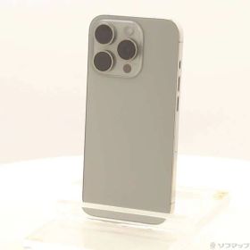 ソフマップ 〔中古品〕 iPhone15 Pro 128GB ナチュラルチタニウム MTU93J／A SIMフリー【297】