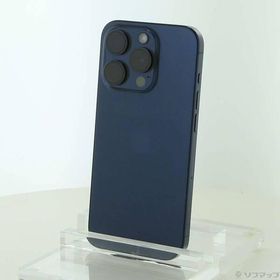 〔中古〕Apple(アップル) iPhone15 Pro 1TB ブルーチタニウム MTUU3J／A SIMフリー〔305-ud〕