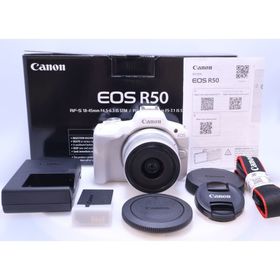 キヤノン(Canon)の【1,000回以下 ほぼ新品】Canon EOS R50 標準ズームレンズキット(ミラーレス一眼)