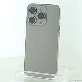〔中古品〕 iPhone15 Pro 1TB ナチュラルチタニウム MTUT3J／A SIMフリー ［6.1インチ有機EL／Apple A17 Pro］〔中古品〕 iPhone15 Pro 1TB ナチュラルチタニウム MTUT3J／A SIMフリー ［6.1インチ有機EL／Apple A17 Pro］