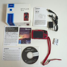 オリンパス(OLYMPUS)の中古美品 OLYMPUS オリンパス TG TG-4 RED(コンパクトデジタルカメラ)
