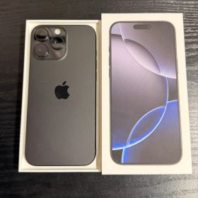 iPhone 16 Pro max ブラックチタニウム 256GB