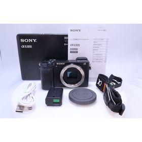 ソニー(SONY)の【美品】SONY α6300 ボディ ブラック ILCE-6300(ミラーレス一眼)
