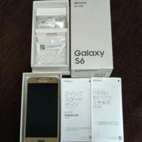 GALAXY S6 SC-05G ゴールド 付属品付