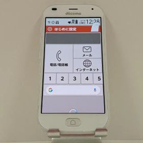 らくらくスマートフォン F-42A ドコモ ホワイト 送料無料 本体 c17176