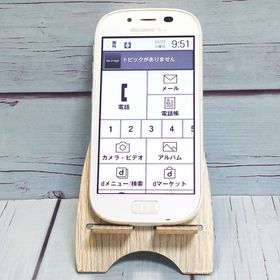 富士通 らくらくスマートフォン3 F-06F docomo ホワイト 586