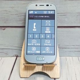 docomo 富士通 らくらくスマートフォン3 F-06F エアーブルー 116