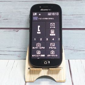 富士通 docomo らくらくスマートフォン3 ブラック F-06F 524