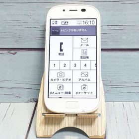 富士通 らくらくスマートフォン3 F-06F docomo ホワイト 090