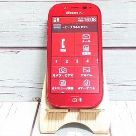 docomo 富士通 F-06F らくらくスマートフォン3 レッド 030