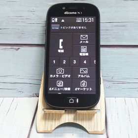 富士通 docomo らくらくスマートフォン3 ブラック F-06F 046