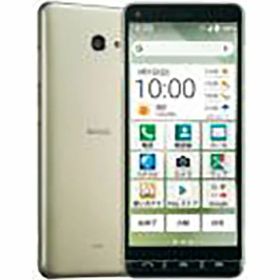 【中古】【安心保証】 京セラ BASIO4 KYV47[32GB] UQモバイル シャンパンゴールド