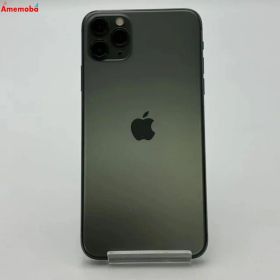 【中古】iPhone11 Pro Max 256GB ミッドナイトグリーン MWHM2J/A docomo版
