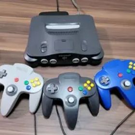 NINTENDO 64 本体 コントローラ x3 動作確認済み