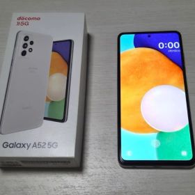 【SIMロック解除済】Galaxy A52 5G オーサムホワイト