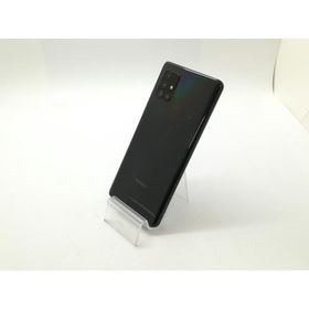 【中古】SAMSUNG au 【SIMロック解除済み】 Galaxy A51 5G プリズム ブリックス ブラック 6GB 128GB SCG07【静岡】保証期間１ヶ月【ランクC】