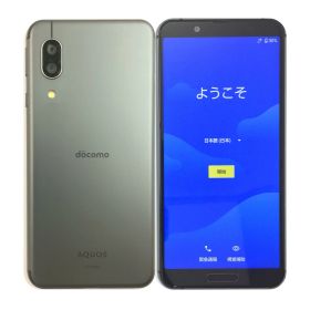 【中古】 SHARP AQUOS sense3 SH-02M Black ブラック docomo SIMロック解除済 白ロム 本体