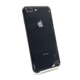 アップル(Apple)の【最速発送】Apple iPhone iPhone 8 Plus 64GB スペースグレイ au【難有】(スマートフォン本体)