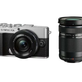 【中古】OM SYSTEM PEN E-P7 EZダブルズームキット シルバー当店保証30日間 人気モデル 高画質 売れ筋