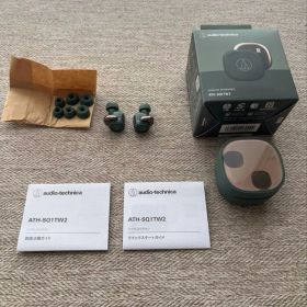 audio-technica ATH-SQ1TW2 イヤホン フォレストグリーン