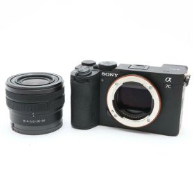 【中古】 《美品》 SONY α7C II ズームレンズキット ILCE-7CM2L B ブラック 【SDスロットファインダーカバー部品交換/各部点検済】 [ デジタルカメラ ]