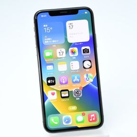 【バッテリー最大容量100%＊液晶美品】SIMフリー iPhone X 256GB スペースグレイ