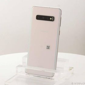 〔中古〕SAMSUNG(サムスン) GALAXY S10 128GB プリズムホワイト SCV41 auロック解除SIMフリー〔348-ud〕