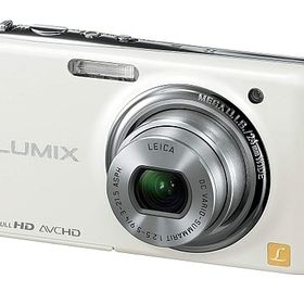 パナソニック コンパクトデジタルカメラ LUMIX (リリーホワイト) [DMC-FX77-W] カメラ