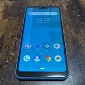 スマホ 本体 富士通arrows U 801FJ ブルー