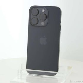 〔中古〕Apple(アップル) iPhone15 Pro 1TB ブラックチタニウム MTUQ3J／A SIMフリー〔349-ud〕