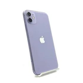 【全額返金保証】【最速発送】 iPhone 11 64GB パープル au 白ロム 動作確認済 87%